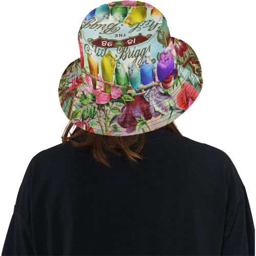Famous Seeds and Rainbow Budgies All Over Print Bucket Hat