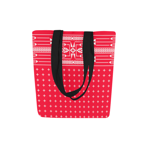 The Path Red Canvas Tote Bag (Model 1657)