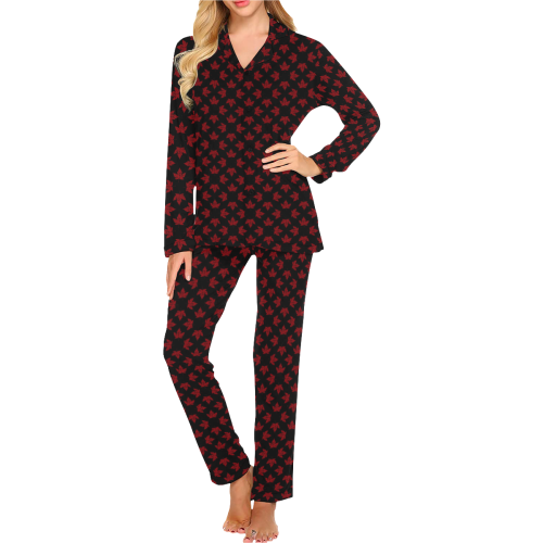 Cool Canada Sleepwear Women's Long Pajama Set