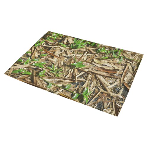 YS_0007 - Bamboo Leaves #2 Azalea Doormat 30" x 18" (Sponge Material)