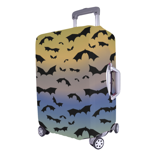 bats in the sunset Luggage Cover/Large 26"-28"