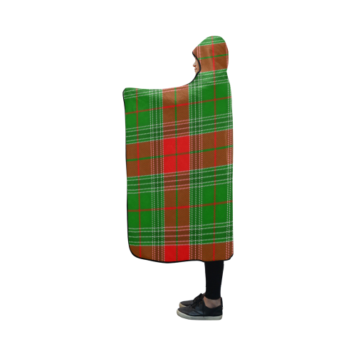 Christmas Plaid Hooded Blanket 50''x40''