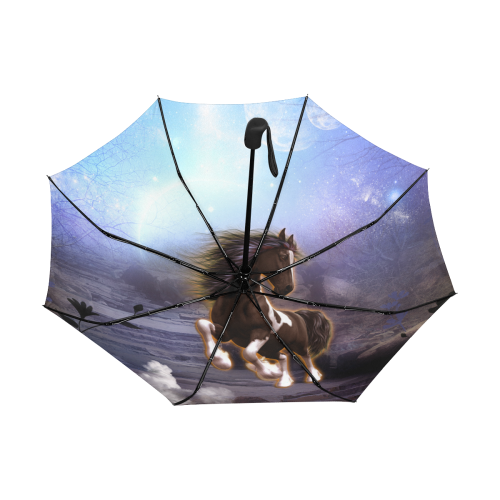 Wonderful horse Anti-UV Auto-Foldable Umbrella (Underside Printing) (U06)