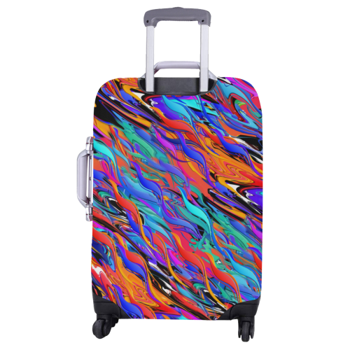Juleez Luggage Cover Marble Print Luggage Cover/Large 26"-28"