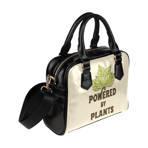 Powered by Plants (vegan) Shoulder Handbag (Model 1634)