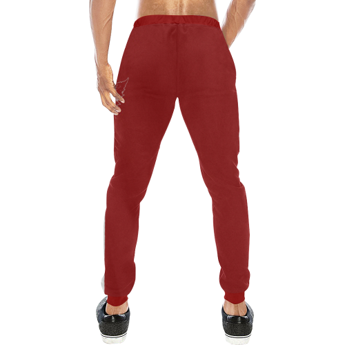 Cool Canada Sweatpants Plus Size Men's All Over Print Sweatpants/Large Size (Model L11)