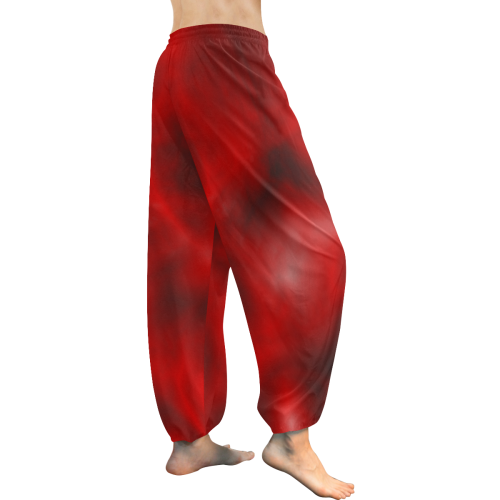 Red depth Women's All Over Print Harem Pants (Model L18)