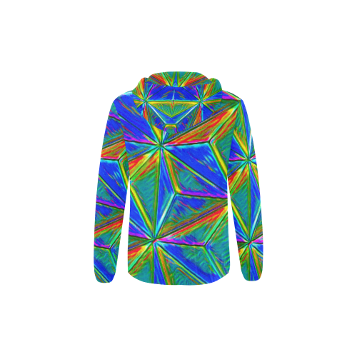 Vivid Life 1E  by JamColors All Over Print Full Zip Hoodie for Kid (Model H14)