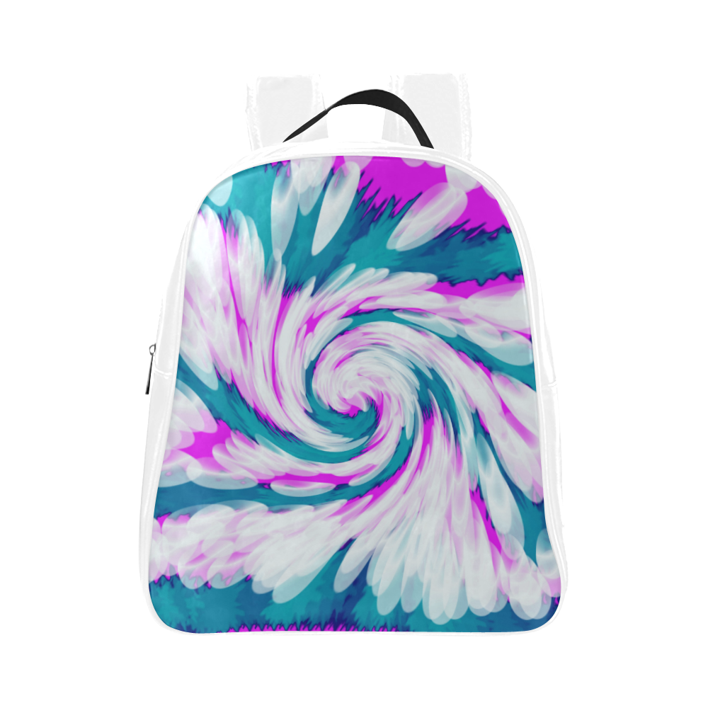 turquoise school bag