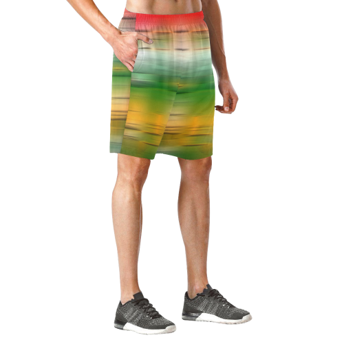noisy gradient 3 by JamColors Men's All Over Print Elastic Beach Shorts (Model L20)