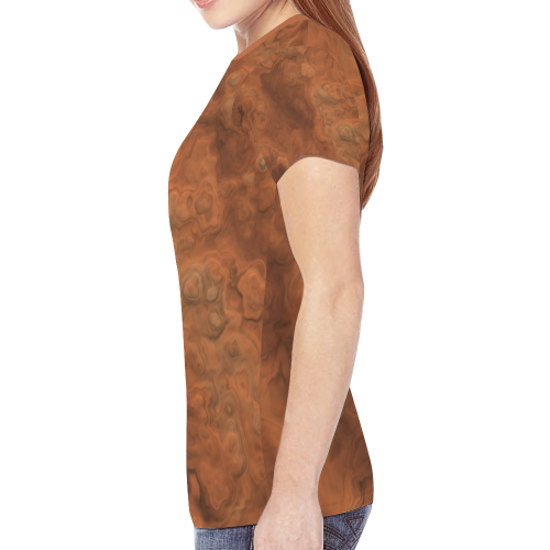 Mars New All Over Print T-shirt for Women (Model T45)