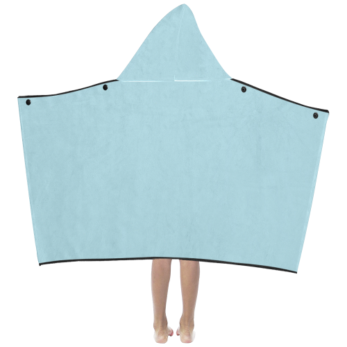 color light blue Kids' Hooded Bath Towels