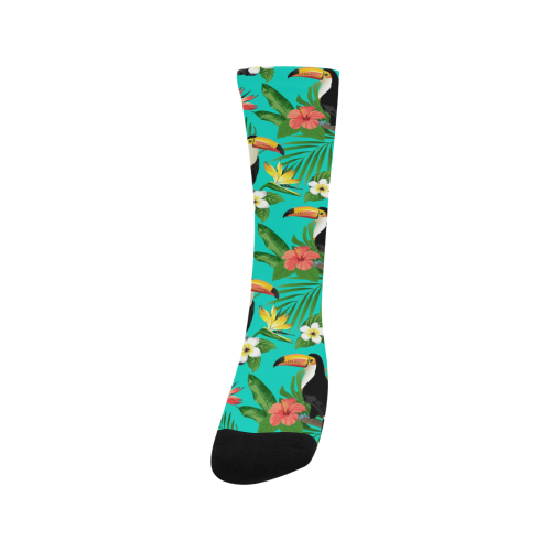 Tropical Summer Toucan Pattern Trouser Socks