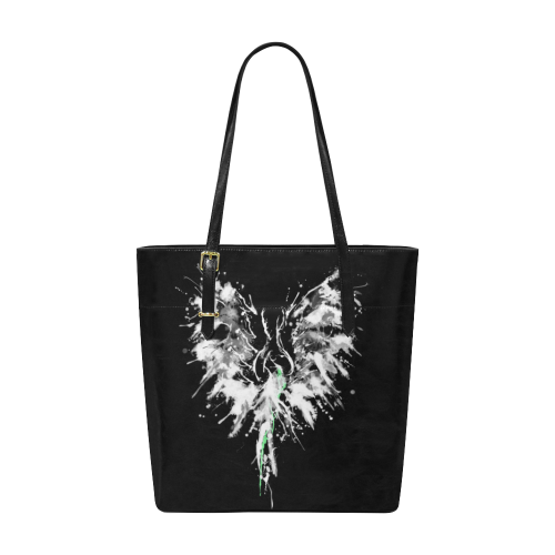 Phoenix - Abstract Painting Bird White 1 Euramerican Tote Bag/Small (Model 1655)