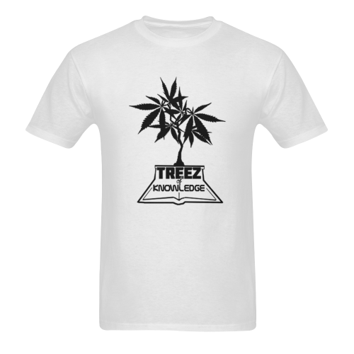 Treez of Knowledge Men's T-Shirt in USA Size (Two Sides Printing)