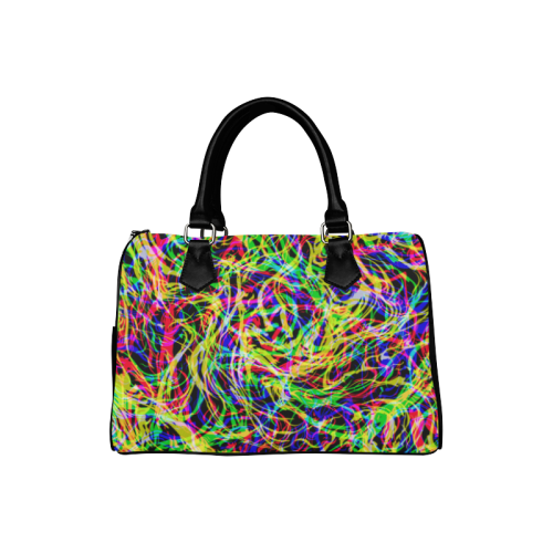colorful abstract pattern Boston Handbag (Model 1621)