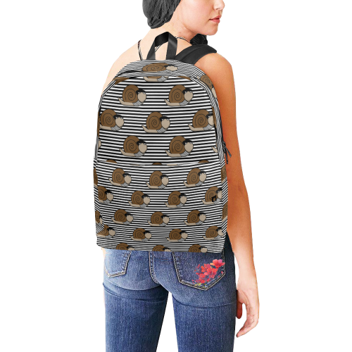 Escargot ~ French Snail Unisex Classic Backpack (Model 1673)