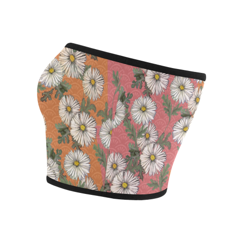 The Lowest of Low Daisies Peach Bandeau Top