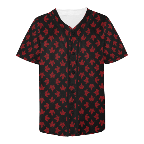 Cool Canada Souvenir Shirts Baseball Jersey All Over Print Baseball Jersey for Men (Model T50)