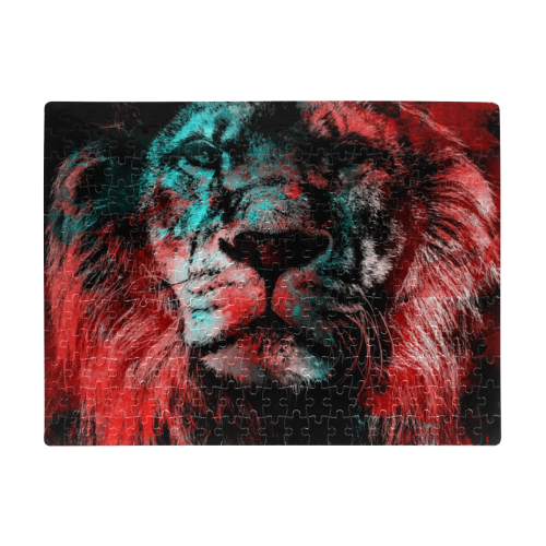 lion jbjart #lion A3 Size Jigsaw Puzzle (Set of 252 Pieces)