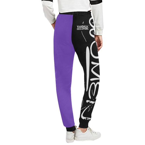 Purple Unisex All Over Print Sweatpants (Model L11)
