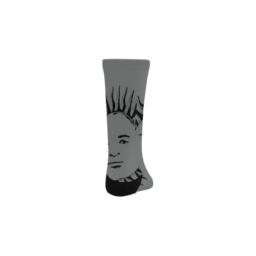 GOD Kids Socks Grey & Black Kids' Custom Socks