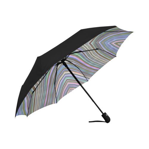 Wild Wavy X Lines 61 Anti-UV Auto-Foldable Umbrella (Underside Printing) (U06)
