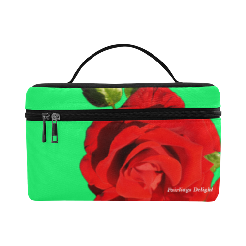 Fairlings Delight's Floral Luxury Collection- Red Rose Lunch Bag/Large 53086a18 Lunch Bag/Large (Model 1658)