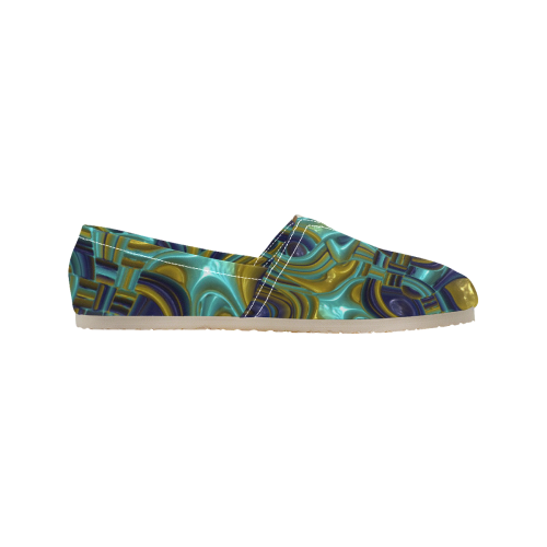 Abstract Art Deco 13 by JamColors Women's Classic Canvas Slip-On (Model 1206)