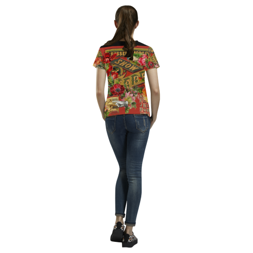 The Writer All Over Print T-shirt for Women/Large Size (USA Size) (Model T40)