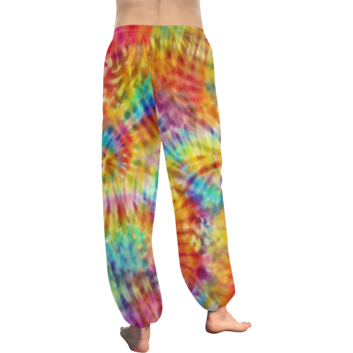 Whimsical Rainbow Tie Dye Women's All Over Print Harem Pants (Model L18)