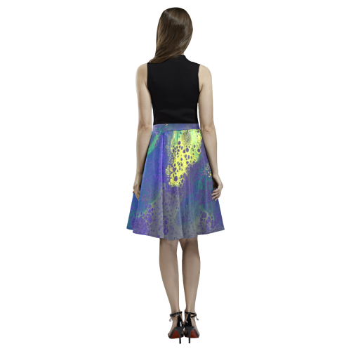 Love Mardi Gras Melete Pleated Midi Skirt (Model D15)