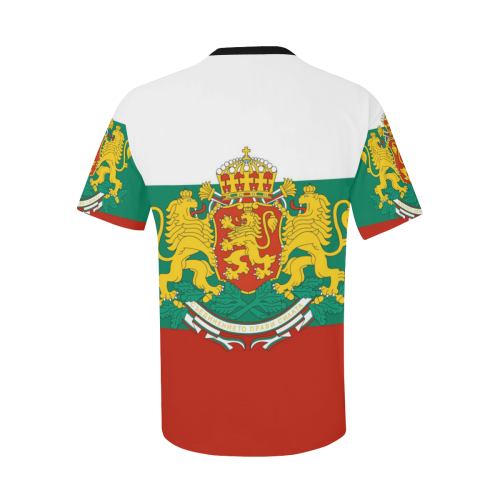Bulgaria Coat of Arms Men's All Over Print T-Shirt with Chest Pocket (Model T56)