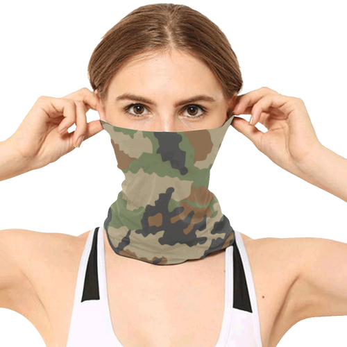 woodland camouflage pattern Multifunctional Headwear