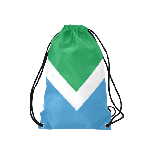 Vegan Flag Small Drawstring Bag Model 1604 (Twin Sides) 11"(W) * 17.7"(H)