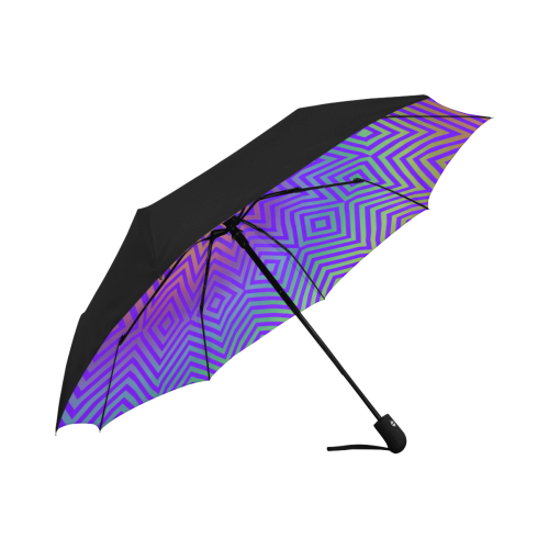 Purple Vortex Anti-UV Auto-Foldable Umbrella (Underside Printing) (U06)