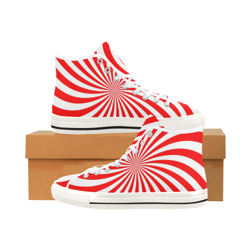 PEPPERMINT TUESDAY SWIRL Vancouver H Men's Canvas Shoes/Large (1013-1)