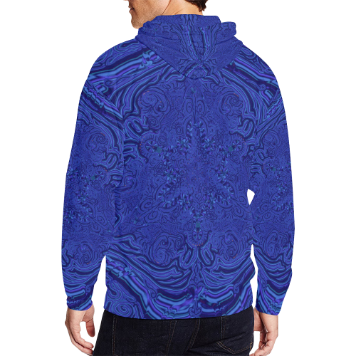 labyrinthe 3 All Over Print Full Zip Hoodie for Men (Model H14)