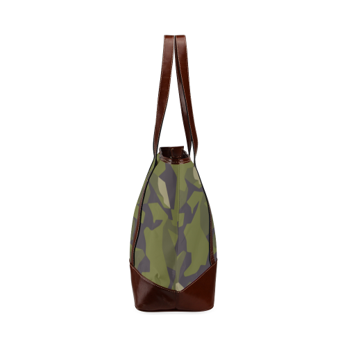 Swedish M90 woodland camouflage Tote Handbag (Model 1642)