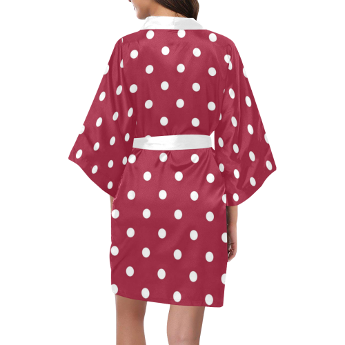polkadots20160602 Kimono Robe