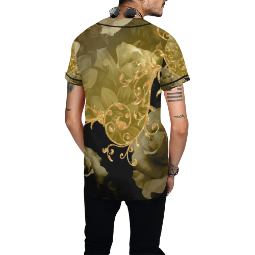 A touch of vintage All Over Print Baseball Jersey for Men (Model T50)