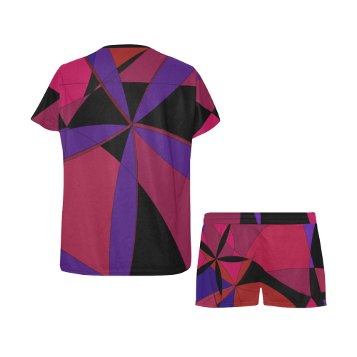Abstract #15 Oct. 2020 Women's Short Pajama Set