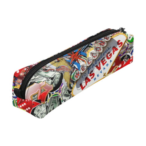 Las Vegas Icons - Gamblers Delight Pencil Pouch/Small (Model 1681)