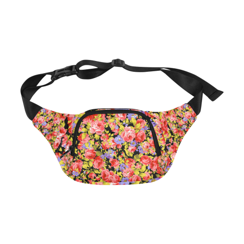 Colorful Flower Pattern 02 Fanny Pack/Small (Model 1677)