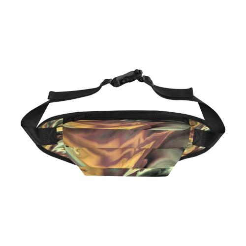 fractal waves E by JamColors Fanny Pack/Large (Model 1676)