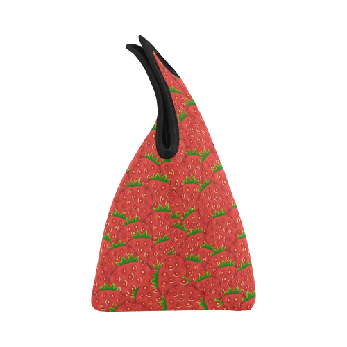 Strawberry Patch Neoprene Lunch Bag/Small (Model 1669)