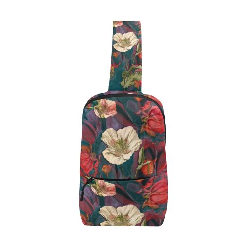 flowers #flowers #pattern Chest Bag (Model 1678)