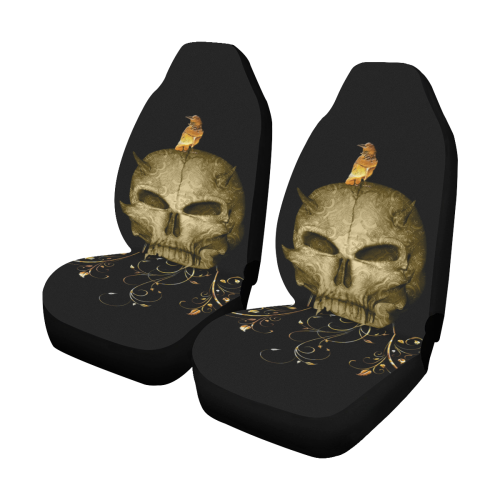 The golden skull Car Seat Covers (Set of 2)