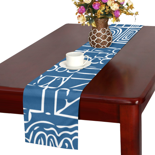 Classic Blue #15 Table Runner 16x72 inch