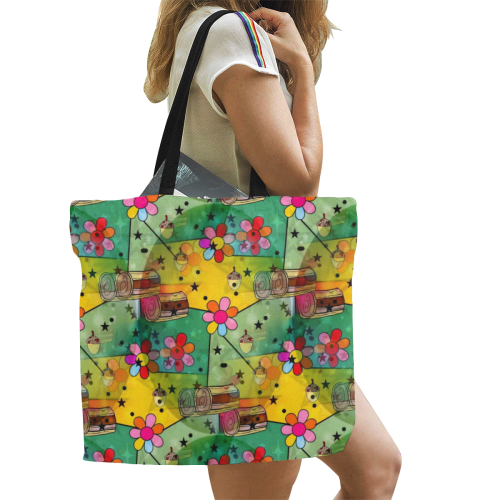 Fall by Nico Bielow All Over Print Canvas Tote Bag/Large (Model 1699)